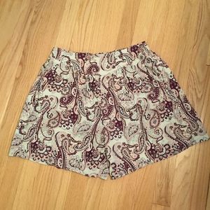 One 5 One Paisley Shorts